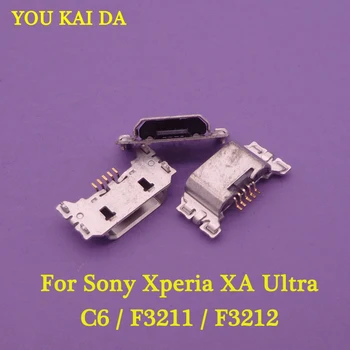 10 шт./лот для Sony Xperia XA Ultra C6 F3211 F3212 Mini Micro USB Разъем Jack Зарядная Розетка Порт Зарядного Устройства запчасти для ремонта