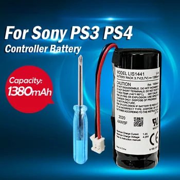 1шт LIS1441 LIP1450 3,7 В 1380 мАч Литиевая Аккумуляторная Батарея Для Sony PS3 PS4 Play Station Move Контроллер Движения Правой Рукой