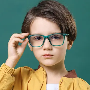 2020 г. Новые детские очки с линзами против синего излучения TR90, Гибкая оправа, 0 градусов, Детские антибликовые очки, Очки с электронным экраном