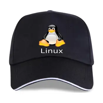 2022 Забавная бейсболка Linux для программиста Penguin Men