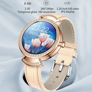 2023 Upgrade Girl Smart Watch Спортивный Фитнес-трекер HR, мониторинг АД, часы для здоровья, женские модные женские умные часы для Ios Android