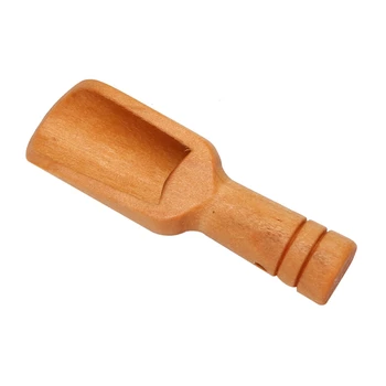 30шт Деревянный Мини-совок для соли, сахара, Кофейной ложки Кухонный инструмент для приготовления пищи