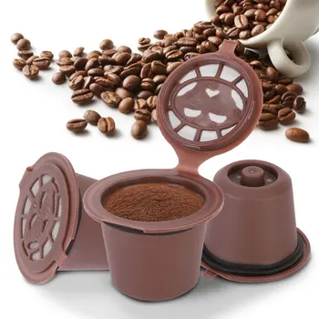 3шт бытовых многоразовых кофейных капсул, фильтр для капсул многоразового использования, чашка для капсульного станка, чашка для кофейных капсул