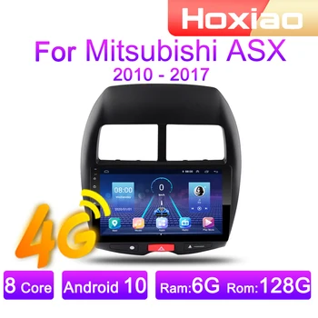4G Android 2 Din Автомобильный радиоприемник, мультимедийный видеоплеер для Mitsubishi ASX 2010 2012 2013 2014 2015-2017 навигация GPS аудио 2din