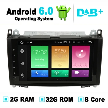 9-дюймовый Экран Android 6.0 Автомобильная GPS Навигационная Система Стерео для Mercedes A Class W169, для B Class W245, Viano/Vito, Sprinter W906