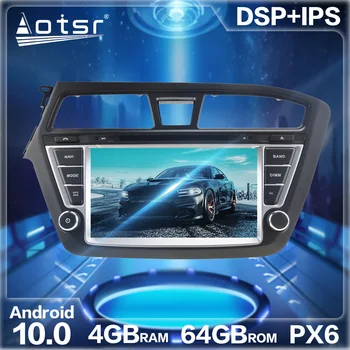 Android 10,0 4 ГБ + 64 ГБ Автомобильный GPS-Навигатор Для Hyundai I20 I-20 2014 + Радиоплеер Авто Стерео HD Мультимедиа без DVD Головного устройства DSP