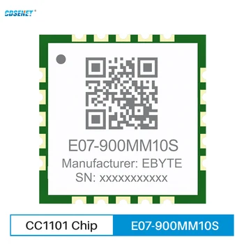 CC1101 868 МГц 915 МГц Беспроводной Модуль SPI CDSENET E07-900MM10S 10dbm 1,5 КМ RX TX FIFO LQI RSSI Антенна с отверстиями Малого размера SMD