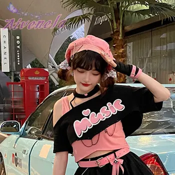 Harajuku Sweet Berets Шляпа Cross Girls Женская уличная одежда Цепочка Circle Boina Feminina Шляпы AFC2074