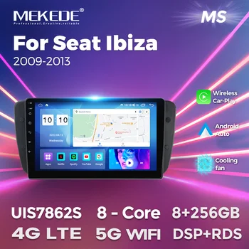 MEKEDE Android Автомобильный DVD-радиоприемник для Seat Ibiza 6j 2009 2010 2012 2013 GPS-навигация 2 Din-экран Carplay Аудио Мультимедийный плеер