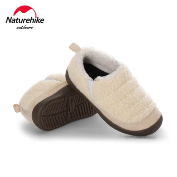 Naturehike Уличная походная обувь из искусственного кашемира ягненка, женская мужская зимняя нескользящая и удобная обувь, сохраняющая тепло