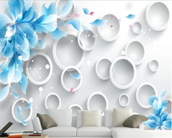 beibehang Home interior 3d wallpaperCustomized красивые цветочные обои спальня гостиная фон обои для стен 3 d