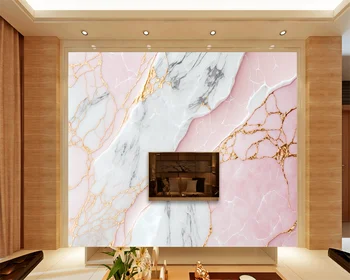 beibehang papel de parede На заказ розовая новая абстрактная линия эстетичные обои для спальни и гостиной