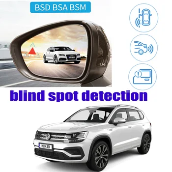 Автомобиль BSM Предупреждение О Слепой Зоне Предупреждение О Безопасности Движения Зеркало Заднего Вида Система Обнаружения Радара Для Volkswagen VW Tharu Tarek 2018 ~ 2020