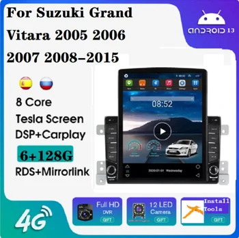 Автомобильная стереосистема Tesla Android IPS 2.5D DSP с GPS-навигацией для Suzuki Grand Vitara 2005 2006 2007 2008-2015 2+ 32G