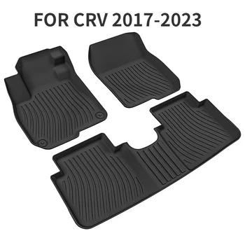 Автомобильные Коврики для Honda CRV 2017 -2023 Нескользящие Напольные Накладки Водонепроницаемые Всепогодные Прочные Напольные накладки из TPE специальная накладка для ног