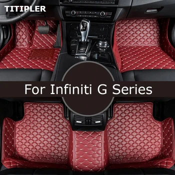 Автомобильные коврики TITIPLER на заказ для Infiniti серии G G25 G35 G37 Аксессуары для ног Coche Автомобильные ковры
