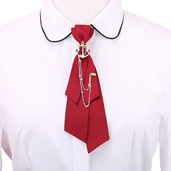 Британский женский корейский вариант маленького галстука, модный галстук-бабочка в стиле колледжа, Аксессуары для студенческих белых рубашек, ювелирные изделия ручной работы 4 *23 см