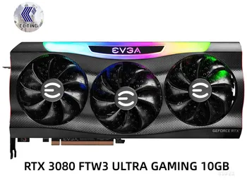 Видеокарта EVGA RTX 3080 10GB Игровая NVIDIA GPU GDDR6 320bit HDMI * 1 DP * 3 PCI Express 4.0 x16 Видеокарта RTX 3080 10GB