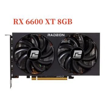 Видеокарта RX 6600 XT 8G GPU GDDR6 128 Бит 14 Гбит/с 7-нм Компьютерная Видеокарта Поддерживает Настольный процессор AMD Intel