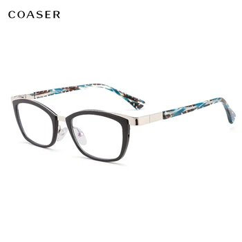 Высококачественная Ацетатная оправа для женских очков Мода 2020 года Рецептурные очки Очки для Близорукости Квадратные Оптические очки для глаз