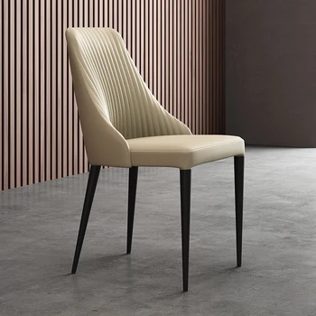 Гибкие обеденные стулья, превосходно защищающие от царапин, Эргономичный дизайнерский кухонный стул, современный шезлонг для гостиной, мебель для дома