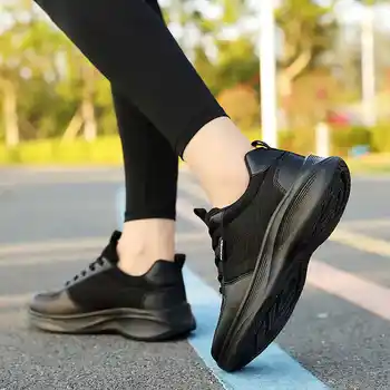 Женская спортивная обувь на платформе, женские кроссовки без кожи, обувь для бега 2023 года, спортивная обувь для девочек, Размер 50, минималистичные кроссовки для тенниса