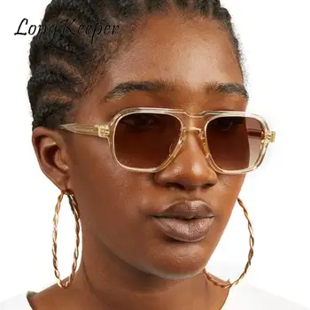 Женские Солнцезащитные очки Y2K New Vintage Pilot Солнцезащитные Очки для Мужчин Ретро Градиентные Оттенки Lentes Мода 2023 УФ-Очки Lentes De Sol