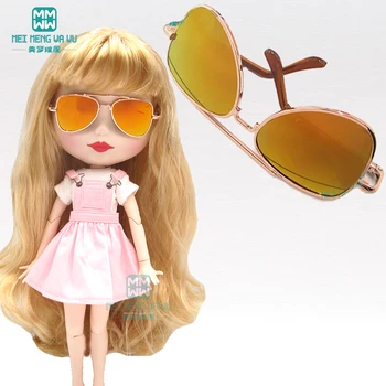 Игрушечные кукольные очки для куклы 30 см Blyth аксессуары для кукол модные солнцезащитные очки желтого, коричневого, градиентного цвета