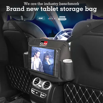 Карманы-органайзер на спинке автокресла с держателем планшета с сенсорным экраном и протектором для сумки для хранения автомобиля Toyota GR Avensis Prado Corolla