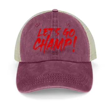 Ковбойская шляпа LET'S GO CHAMP ОТ Шеннон БРИГГС, кепка с защелкивающейся спинкой, походная шляпа, кепка для мальчиков, женская кепка
