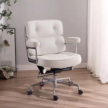 Кожаное Современное простое компьютерное кресло для учебы, Удобное офисное кресло для сидячего образа жизни, Классическое учебное кресло Robin