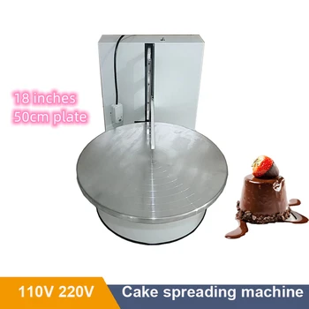 Коммерческая машина для нанесения покрытия на круглый торт диаметром 4-18 дюймов, машина для нанесения покрытия на торт ко дню рождения, машина для наполнения торта кремом, машина для украшения торта
