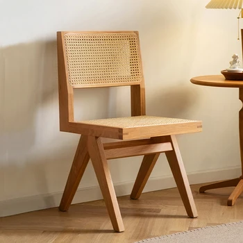 Кухонный плетеный стул, Барный стул, обеденный стул из ротанга, терраса, скандинавские современные шезлонги, мебель для гостиной XR