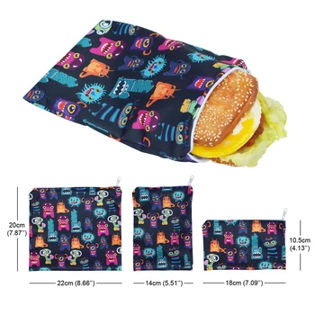 Многоразовые сумки для хранения продуктов, Герметичные пакеты для сэндвичей с морозильной камерой, сумка для закусок, сумка для ланча, сумка для хлеба для еды, Органайзер для домашней кухни