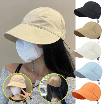 Модная быстросохнущая бейсболка, японские женские складные солнцезащитные шляпы, Летние легкие кепки, Дышащая уличная солнцезащитная шляпа