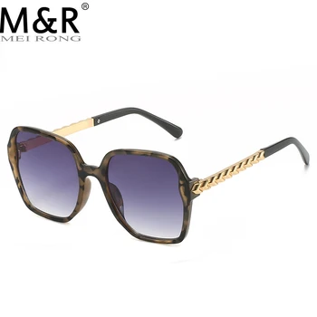 Модные квадратные солнцезащитные очки в большой оправе, дизайнерские роскошные женские квадратные очки, классические ретро-очки UV400 De Sol Oculos