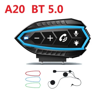 Мотоциклетный шлем Bluetooth 5.0, гарнитура, комплект беспроводной громкой связи, стереосистема, водонепроницаемый музыкальный плеер, динамик