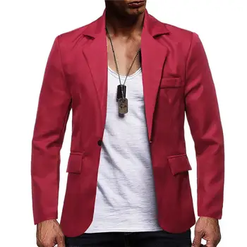 Мужской приталенный пиджак с отворотами, сексуальные карманы, мужской пиджак, Блейзер для свиданий