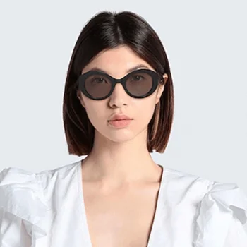 Новый тренд B0208, Мужские и женские Модные Солнцезащитные очки из Ацетата, Ретро Круглые Женские Роскошные Очки UV400 Oculos Gafas De Sol