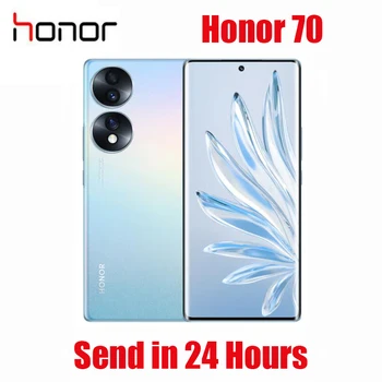 Оригинальный Новый Официальный Мобильный Телефон Honor 70 5G Snapdragon778G Plus 6,67-дюймовый OLED 66 Вт Super Charge 4800 мАч NFC Android 12 OTG