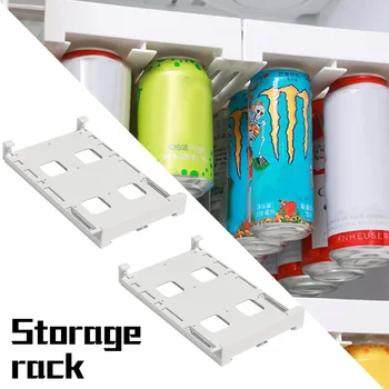 Подвесная банка в холодильнике с отделением для хранения продуктов для пивных напитков, прочная стойка для хранения банок в холодильнике RERI889