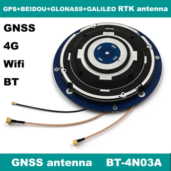 Полночастотная антенна приемника GNSS GPS Galileo Glonass Beidou/BT/WIFI/4G RTK Высокоточная Обзорная Антенна Геодезическая, BT-4N03A