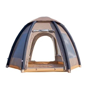 Портативная автоматическая надувная палатка Легкое туристическое снаряжение для пляжного парка на открытом воздухе, Надувная палатка для кемпинга / Автоматическая палатка