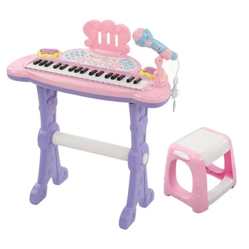 Портативное электронное пианино Розовая детская клавиатура для фортепиано для дома