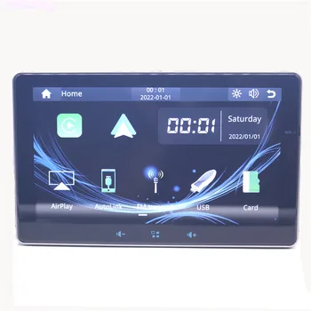 Портативный беспроводной Apple CarPlay с 7-дюймовым сенсорным экраном Android Auto Multimedia Bluetooth Navigation HD1080 Stereo Linux