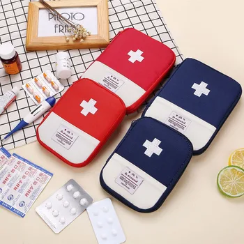 Симпатичная мини-портативная аптечка, сумка для хранения таблеток на открытом воздухе, аптечка первой помощи, наборы для неотложной медицинской помощи, органайзер