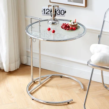 Современный дизайн круглого приставного столика Металлический Каркас Комоды для угощений Журнальный столик в скандинавском стиле Мебель для дома класса Люкс Couchtisch