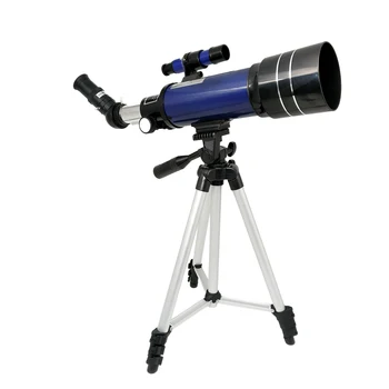Телескоп для взрослых и детей, начинающих астрономию, 70 мм, апертура 360 мм, Астрономический рефрактор с креплением AZ, профессиональный телескоп