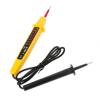 Тестовая ручка 8 в 1, детектор напряжения 6-500 В, Бесконтактная ручка с сигнализацией о вольт-токе, электрический измерительный инструмент для тестирования, прочные аксессуары