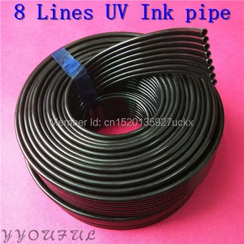 Трубка с черными чернилами для эко-сольвентного УФ-принтера 4,2X2,8 ММ для Liyu Myjet Wit-color Flora Infinity Allwin Human ink pipe 4,2 мм x 2 мм x8 мм 1 М